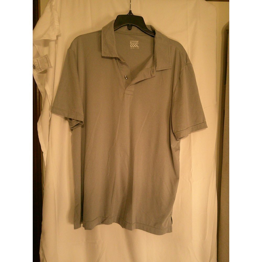 32 Degrees Cool Men's Polo Shirt Casual Short Sleeve Comfort‎ XL